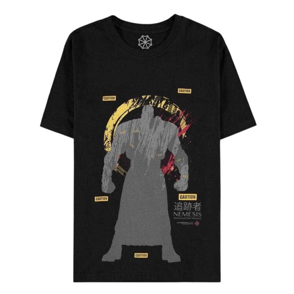 Resident Evil Unisex Adult Nemesis Graphic Print Regular T-Shirt / Black